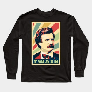 Mark Twain Vintage Colors Long Sleeve T-Shirt